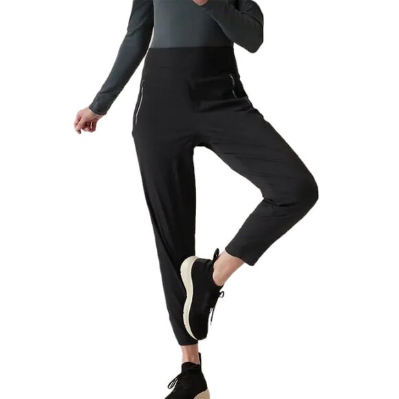 Athleta Womens Trekkie North Joggers Black 2023 Size 4 - Picture 2 of 11